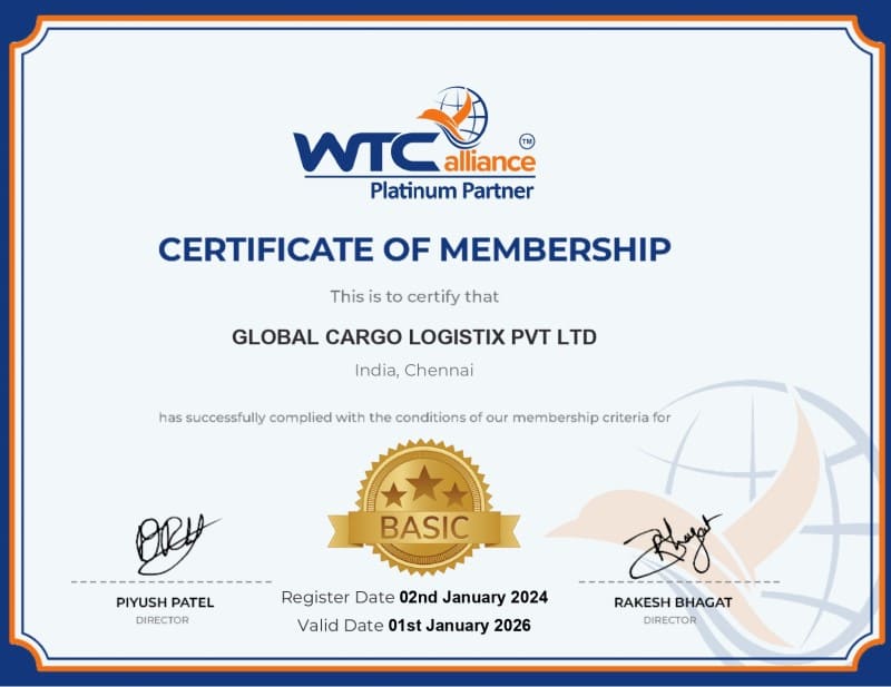WTC Membership Certificate