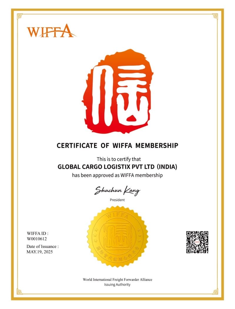 Certificate of WIFFA Membership